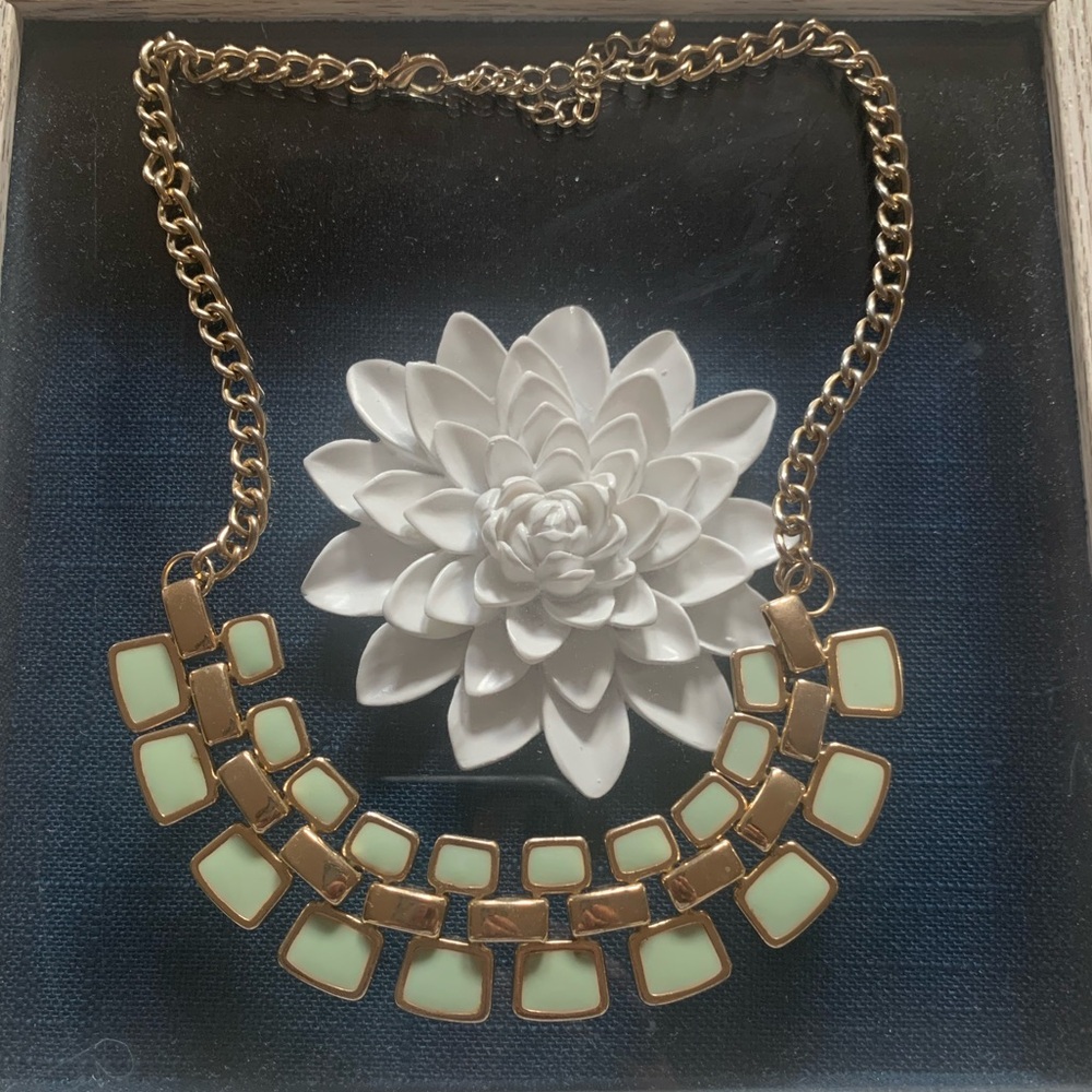 Mint Statement Necklace - image 1
